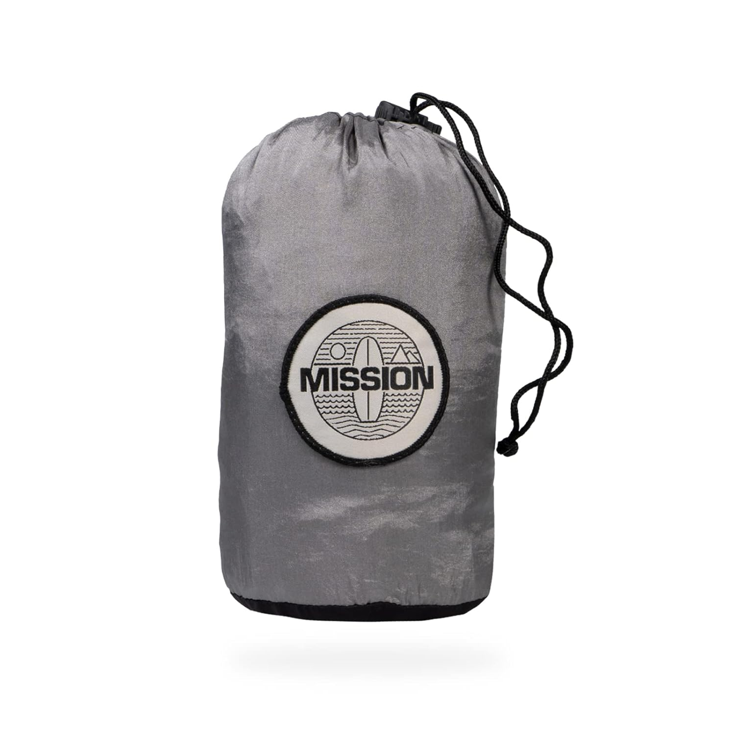 Lazy Grey Nylon Boat Hammock with Adjustable Straps