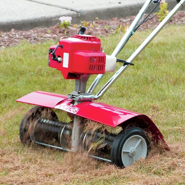 Red Steel Manual Lawn Dethatcher Attachment