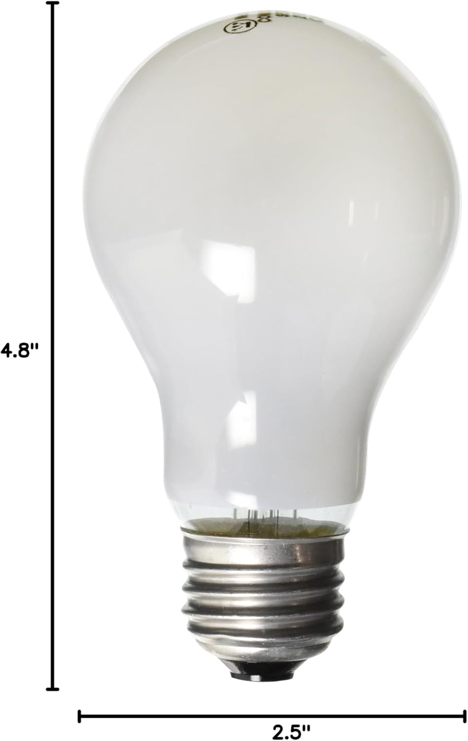 Westinghouse 25 W A19 A-Line Incandescent Bulb E26 (Medium) White 4 pk