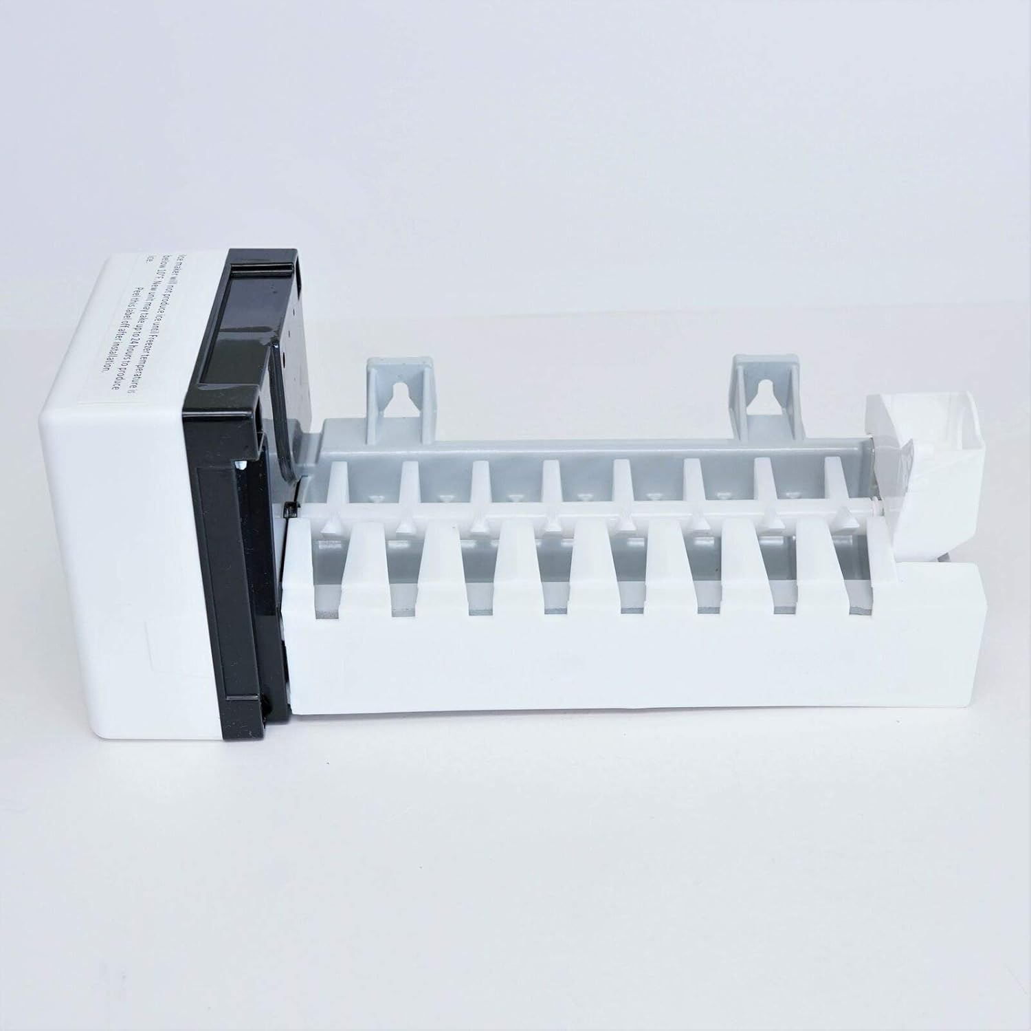 White and Black Electric Ice Maker Replacement for Whirlpool Refrigerators