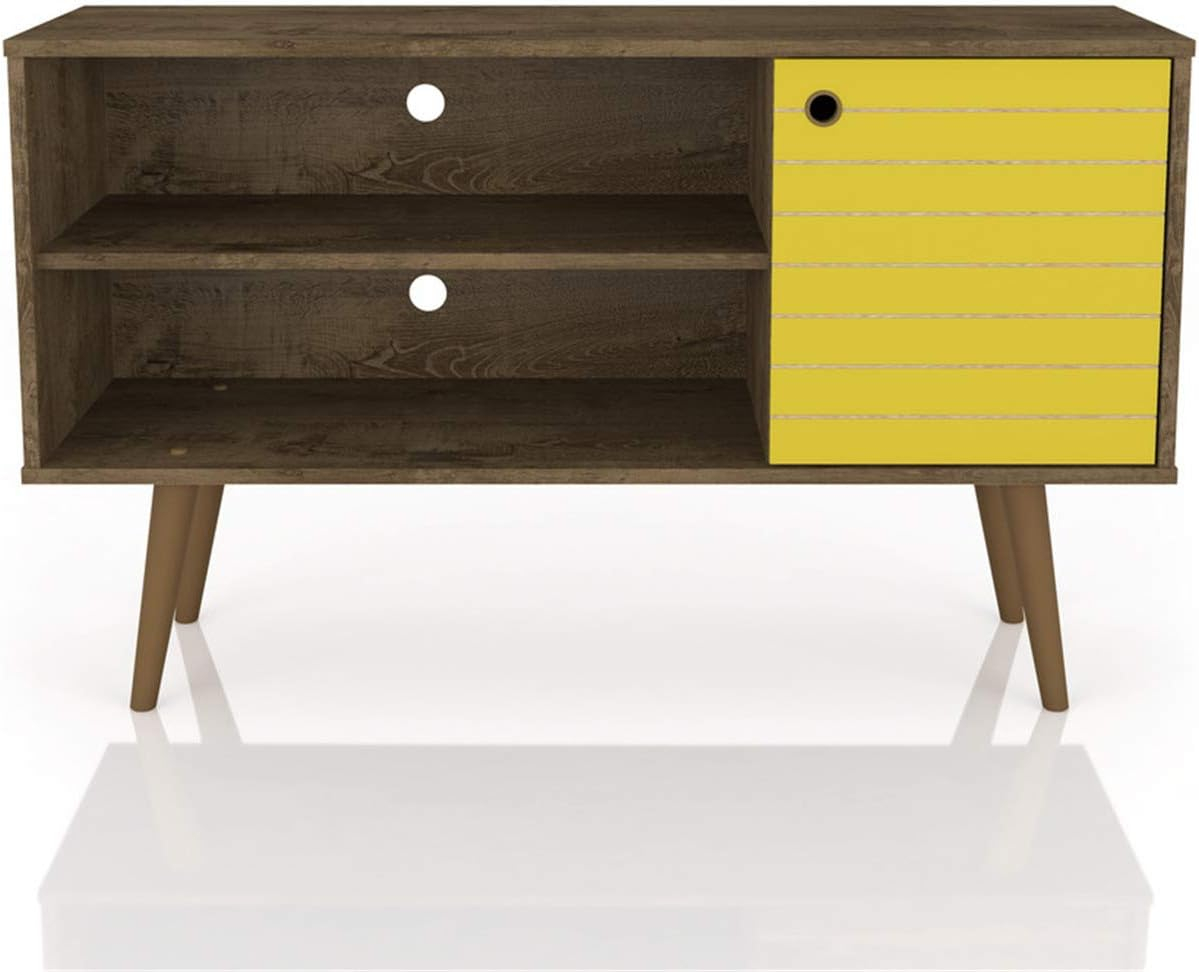 Liberty 42.52" Mid-Century Modern TV Stand with 2 Shelves and 1 Door