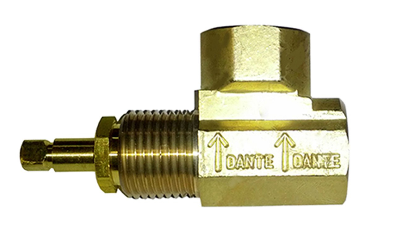 Compact Solid Brass Angled Gas Globe Valve