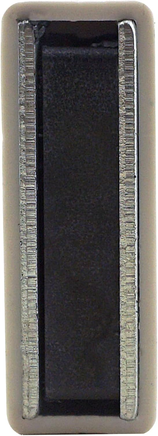 Master Magnetics Magnetic Sign Holder for 12" Sign - 90 Degree Magnetic Base with 12" Acrylic Strip, 2.28" L, 0.79" W, 13" H, Clear- White, Pack of 6, MSHL03X6