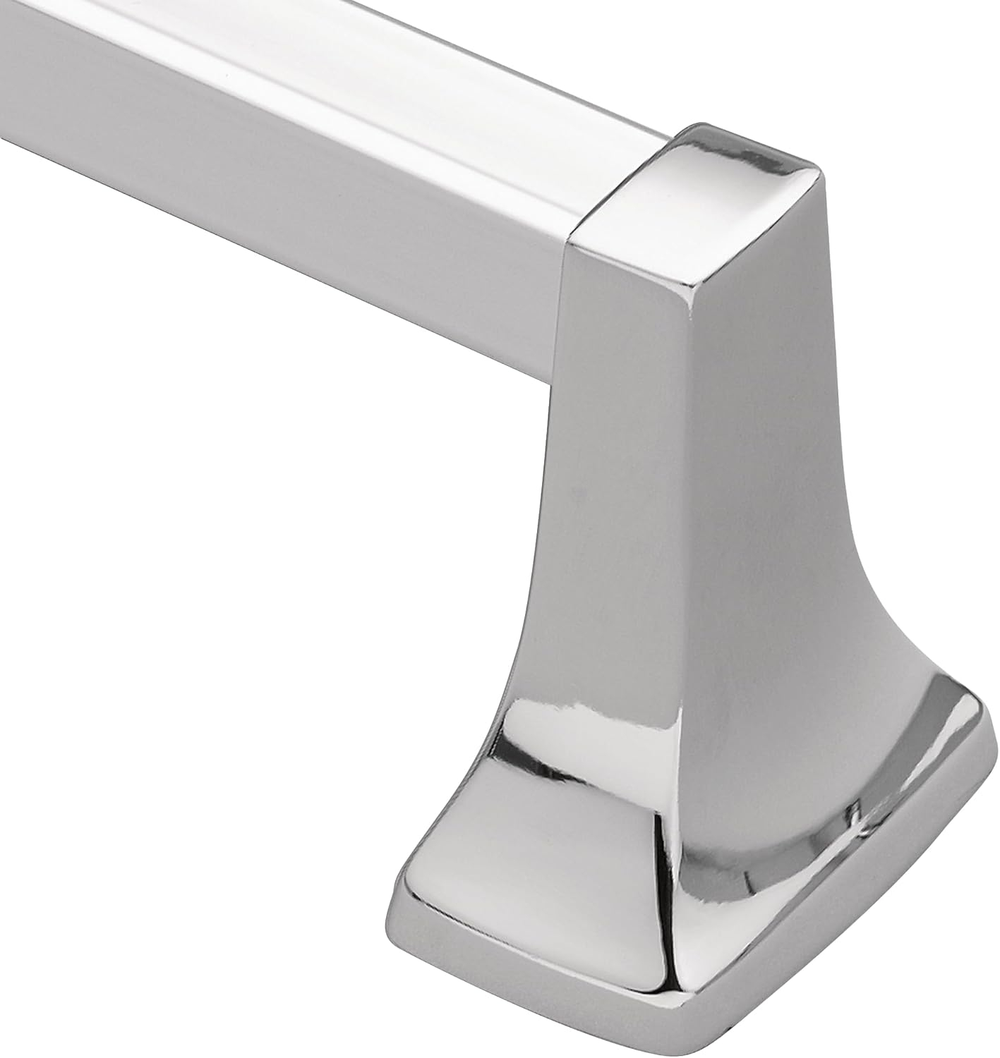 Moen 2230 Towel Bar, 30 in L Rod, Aluminum, Chrome, Surface Mounting