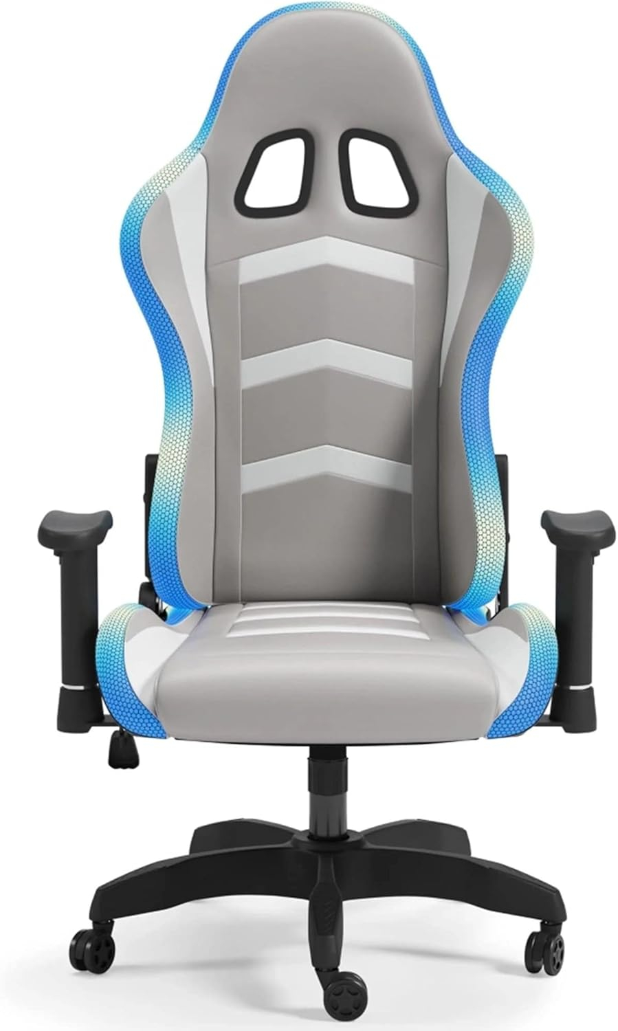 Signature Design by Ashley Contemporary Lynxtyn Home Office Desk Chair White/Gray