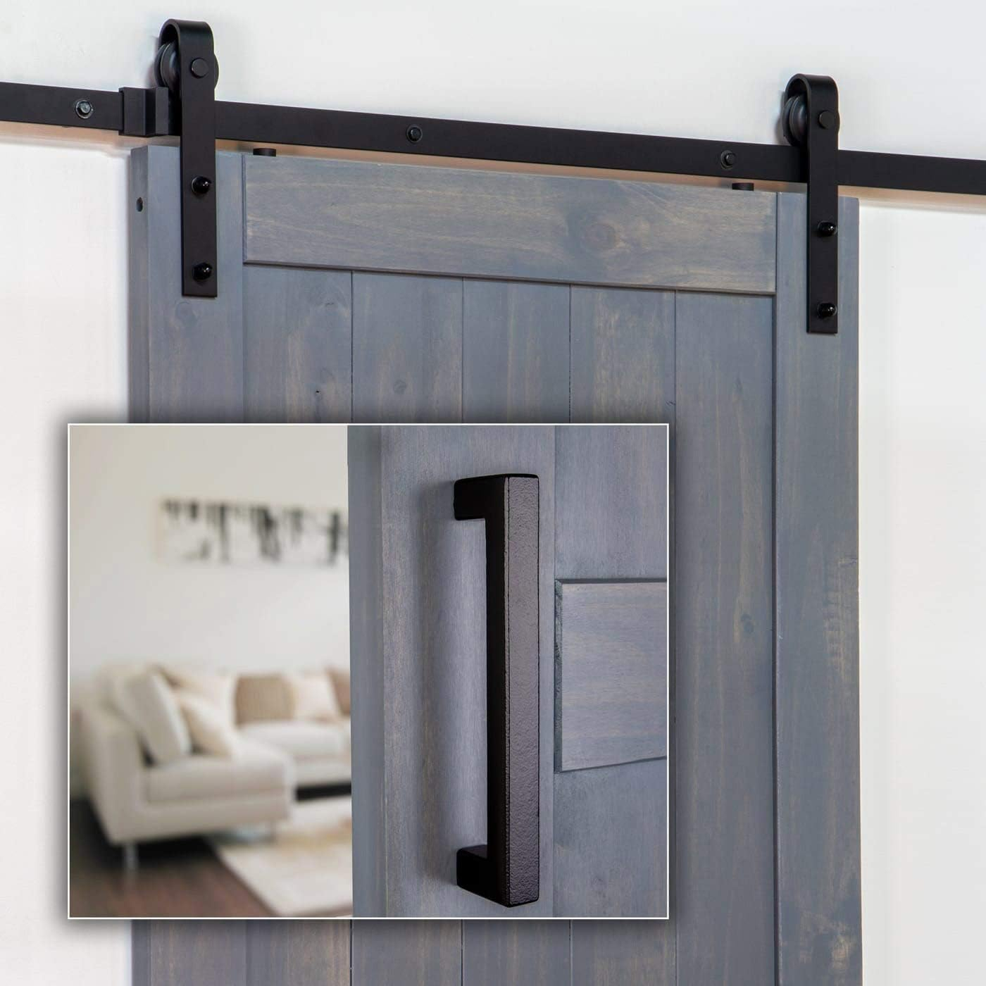 Standard Single Barn Door Hardware Kit