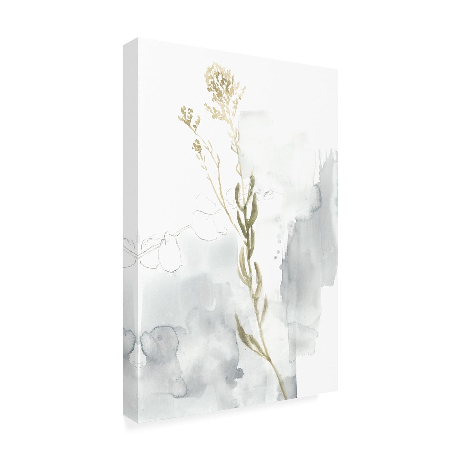Jennifer Goldberger Wildflower Triptych III Canvas Art