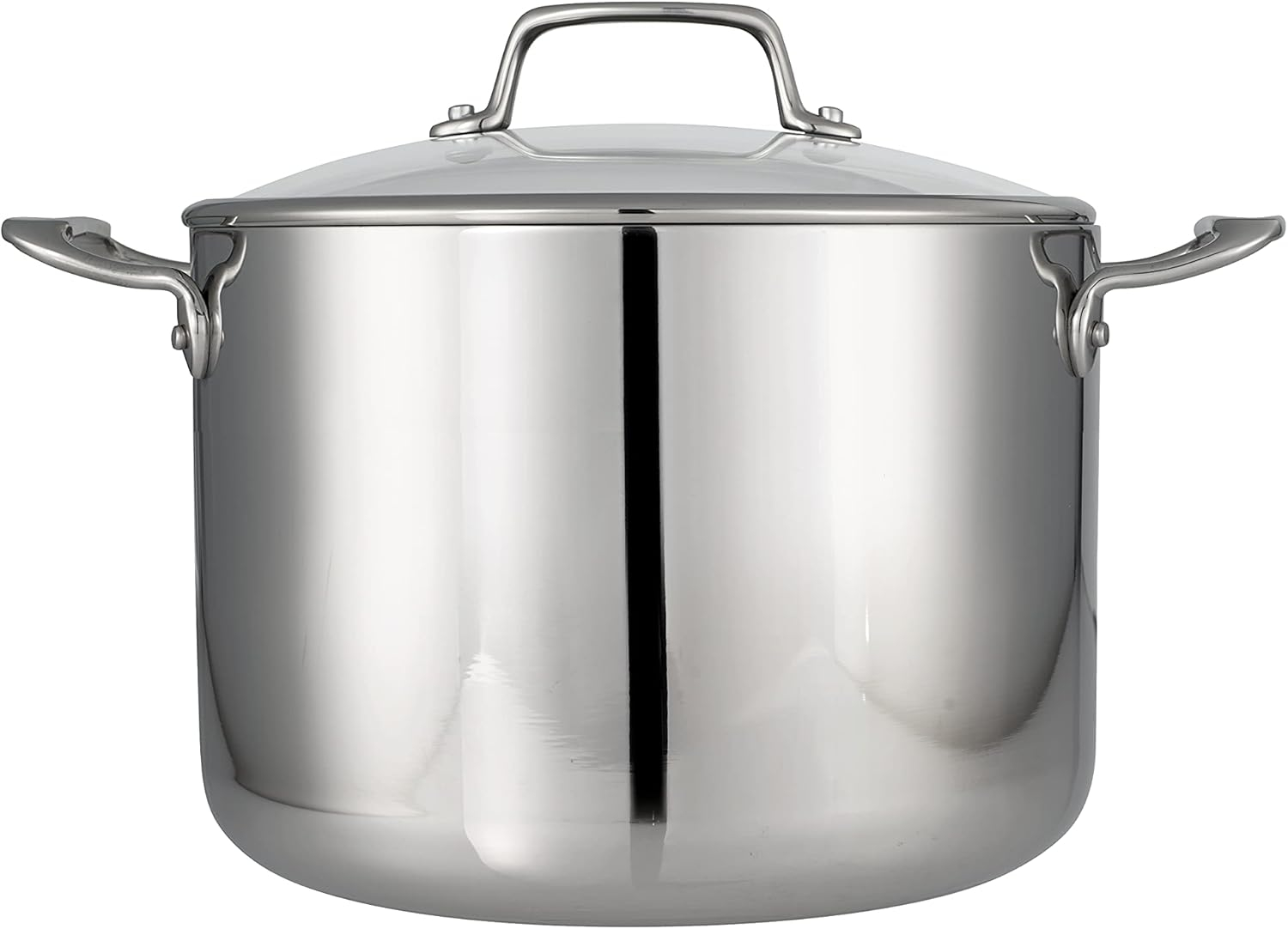 Tramontina Tri-Ply Clad 8 Qt Covered Stainless Steel StockPot
