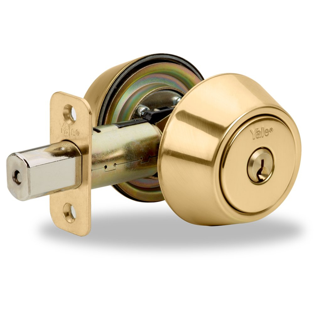 Polished Brass Double Cylinder Residential Deadbolt