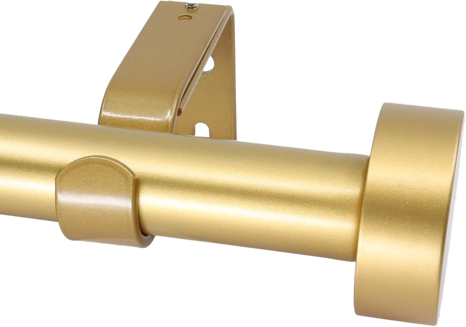 Meriville 1-Inch Diameter Single Window Treatment Curtain Rod, Vico End Cap Finial