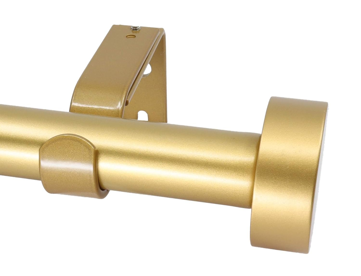 Meriville 1-Inch Diameter Single Window Treatment Curtain Rod, Vico End Cap Finial