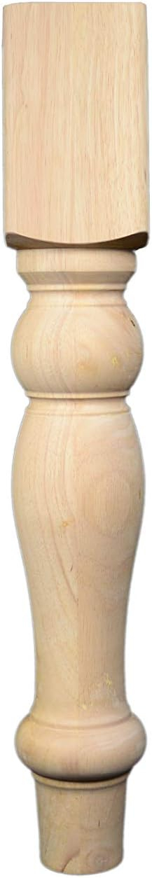 bingltd Unfinished Farm Table Leg (Set of 4)