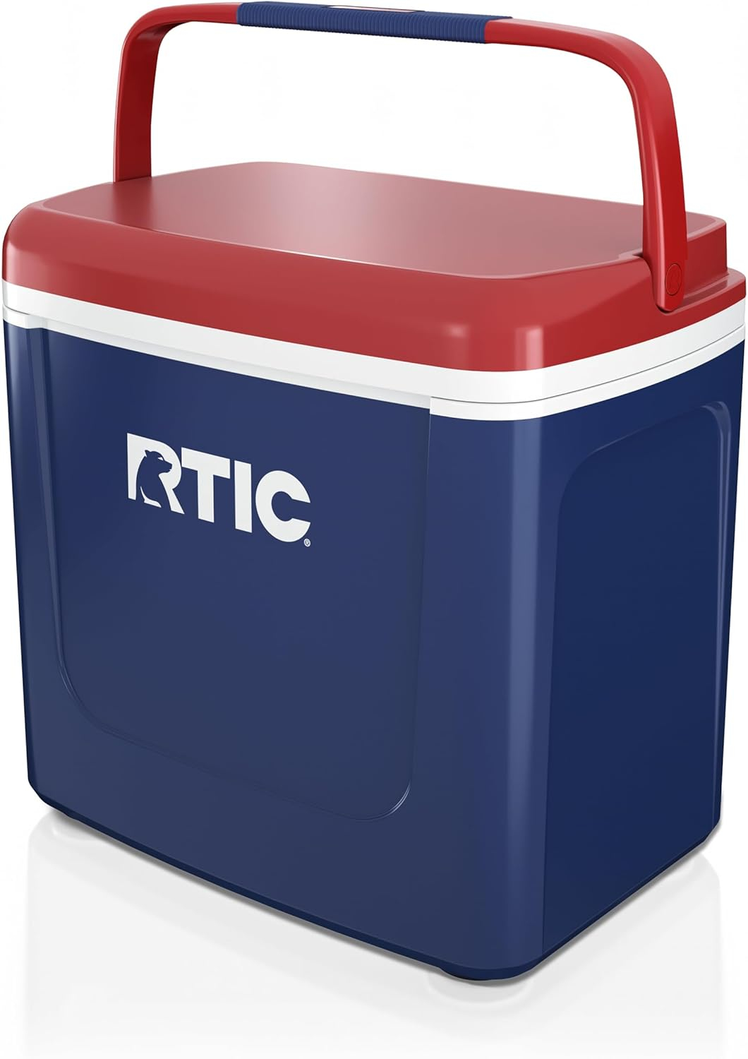 RTIC Road Trip Personal Cooler, 8 QT, 12 Can Hard-Sided Ice Chest Cooler, Patriot