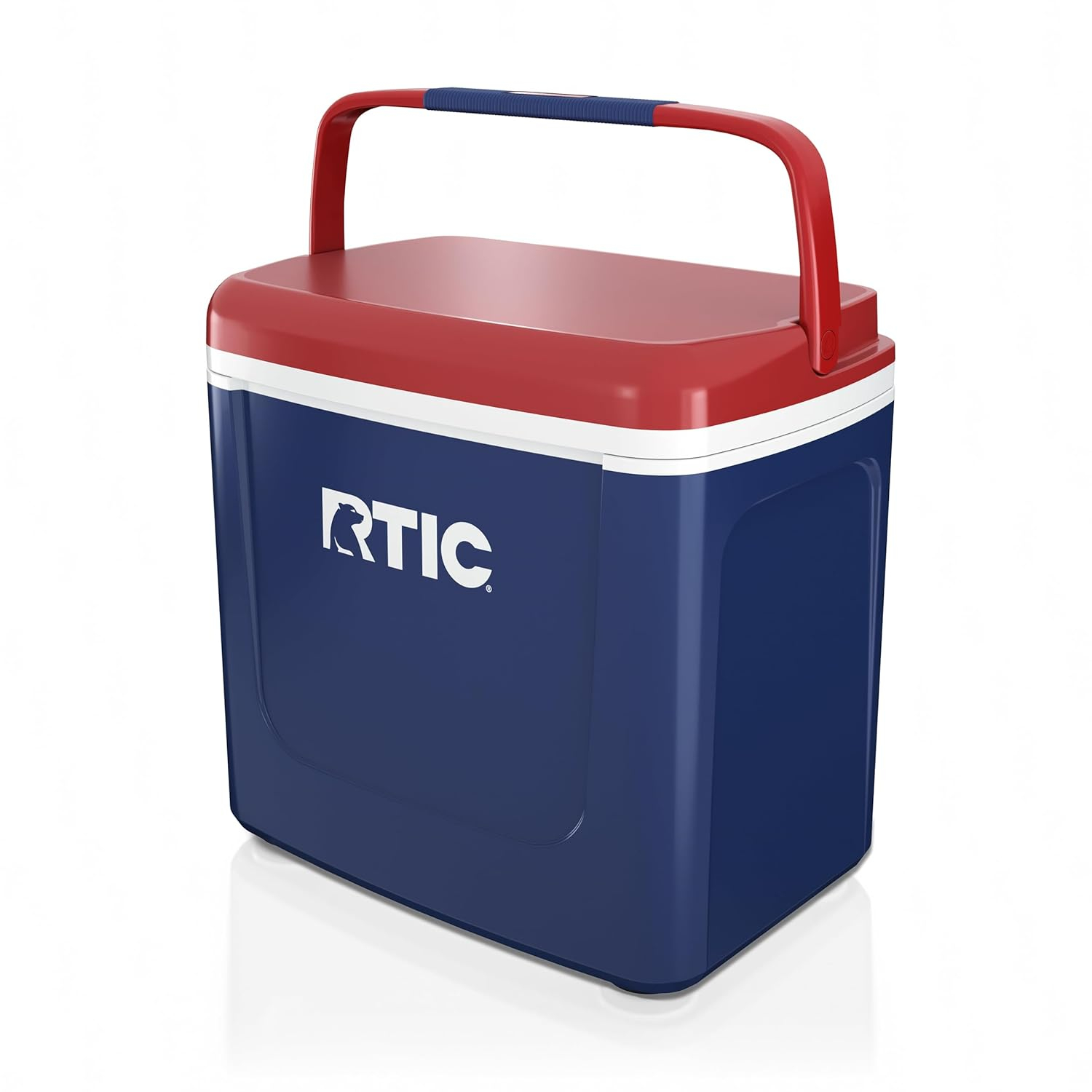 RTIC Road Trip Personal Cooler, 8 QT, 12 Can Hard-Sided Ice Chest Cooler, Patriot