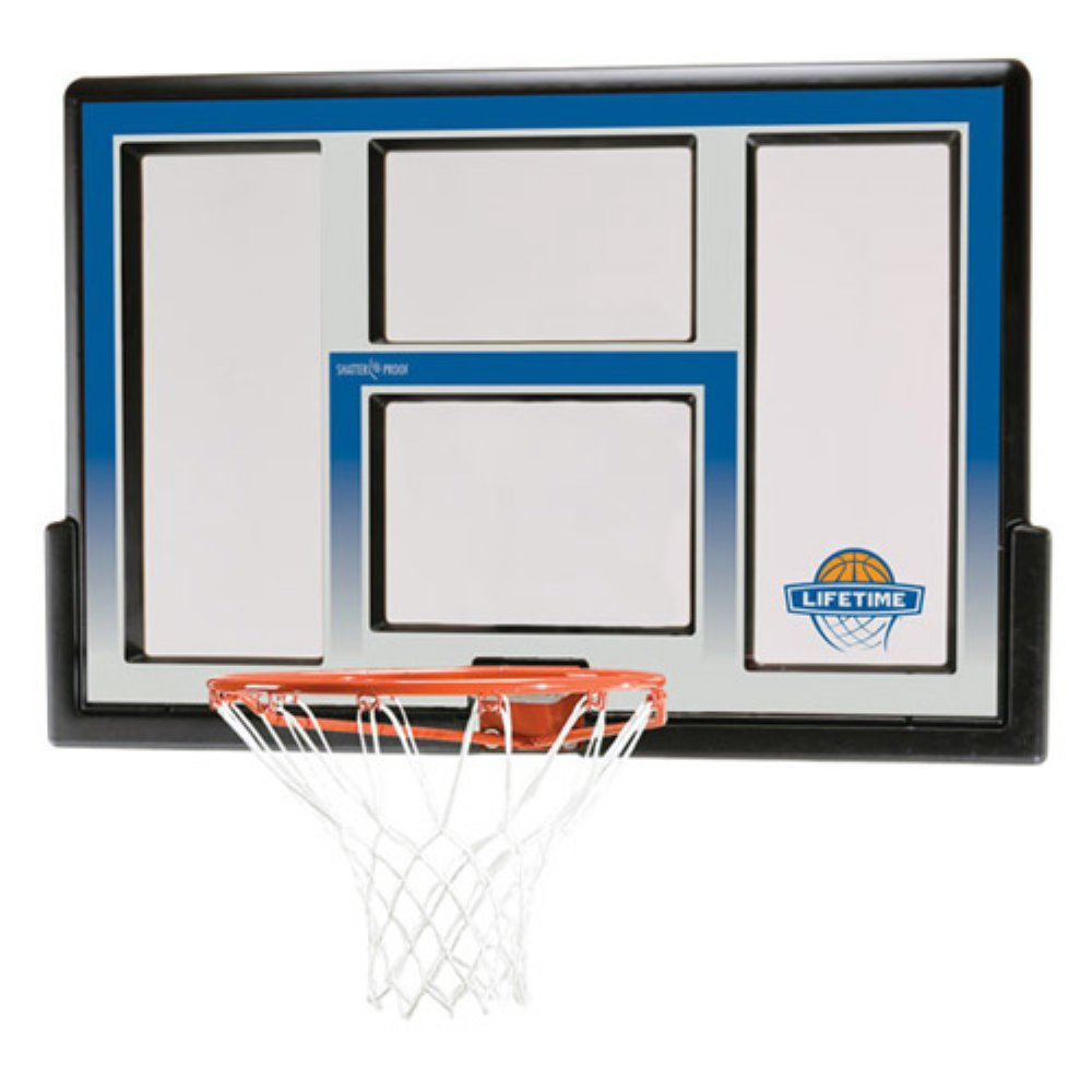 Lifetime New Basketball Backboard and Rim Combo (48-inch Polycarbonate) - 73621