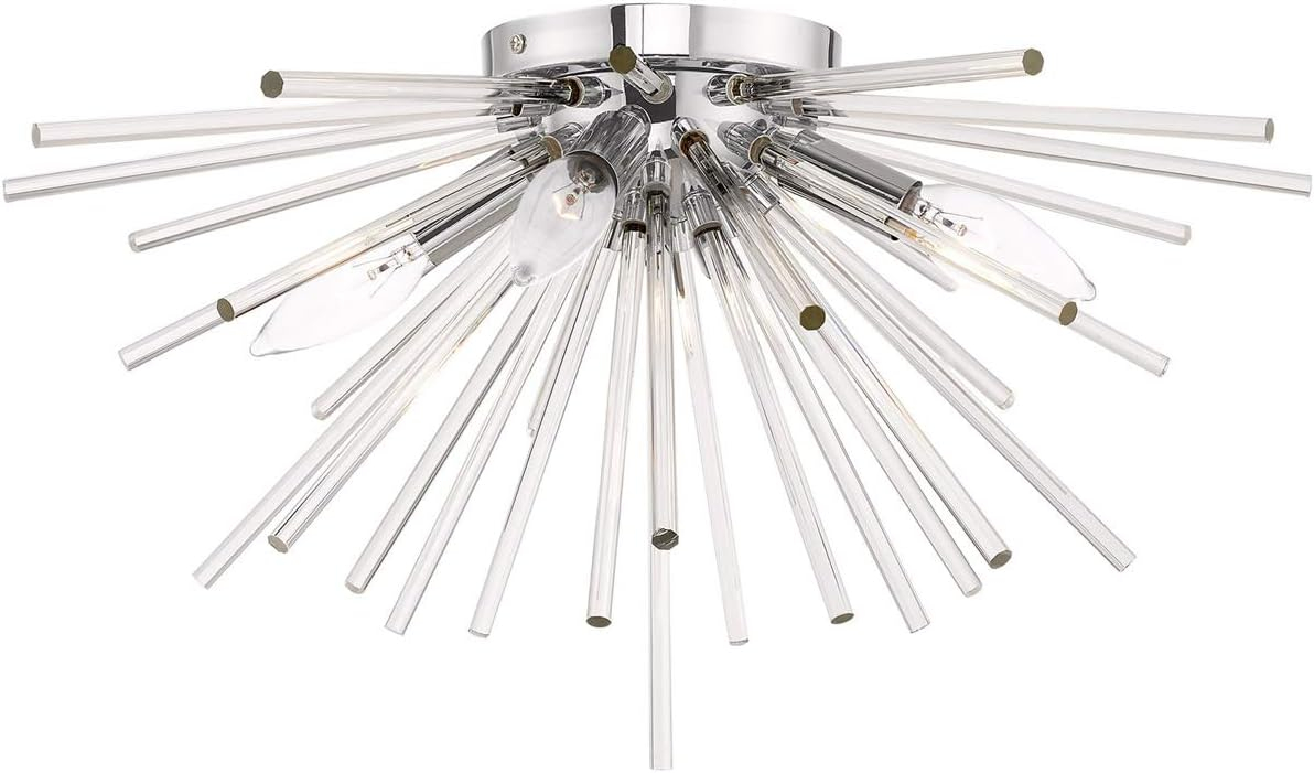 Livex Lighting Utopia 4 - Light Flush Mount in  Polished Chrome