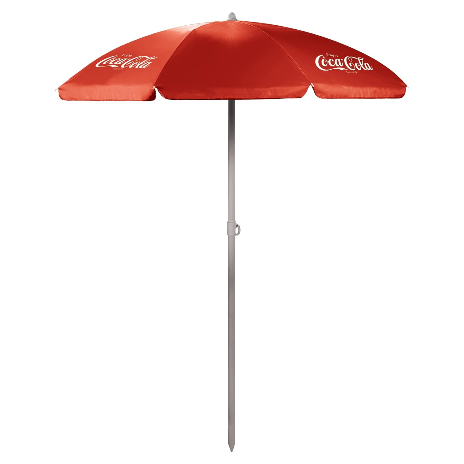PICNIC TIME Outdoor Canopy Sunshade Beach Umbrella 5.5', Small Patio Umbrella, Beach Chair Umbrella