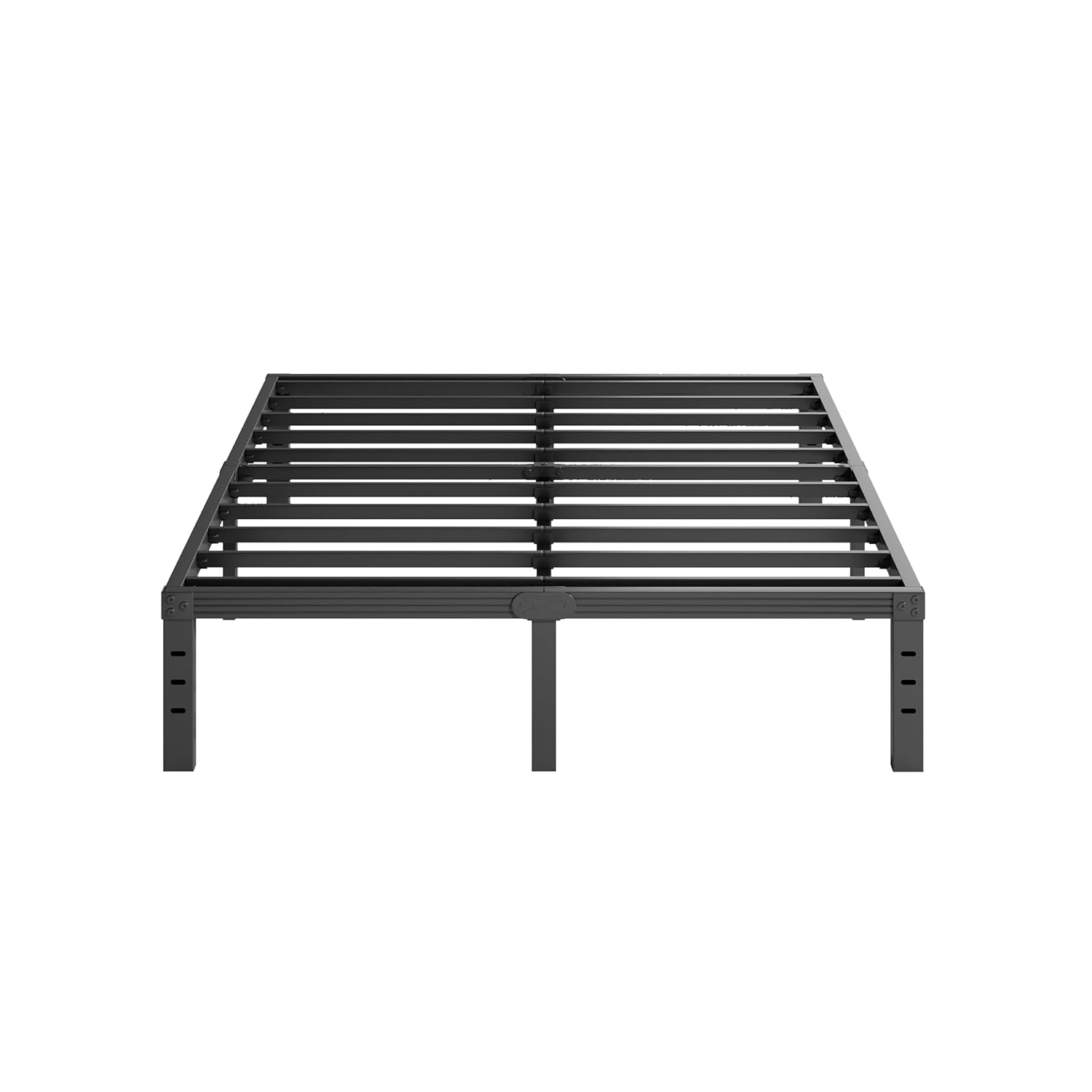 14 inches Queen Bed Frames No Box Spring Needed ,2500 lbs Heavy Duty Metal Platform Bed Frame with Storage Queen Size for Adult Black