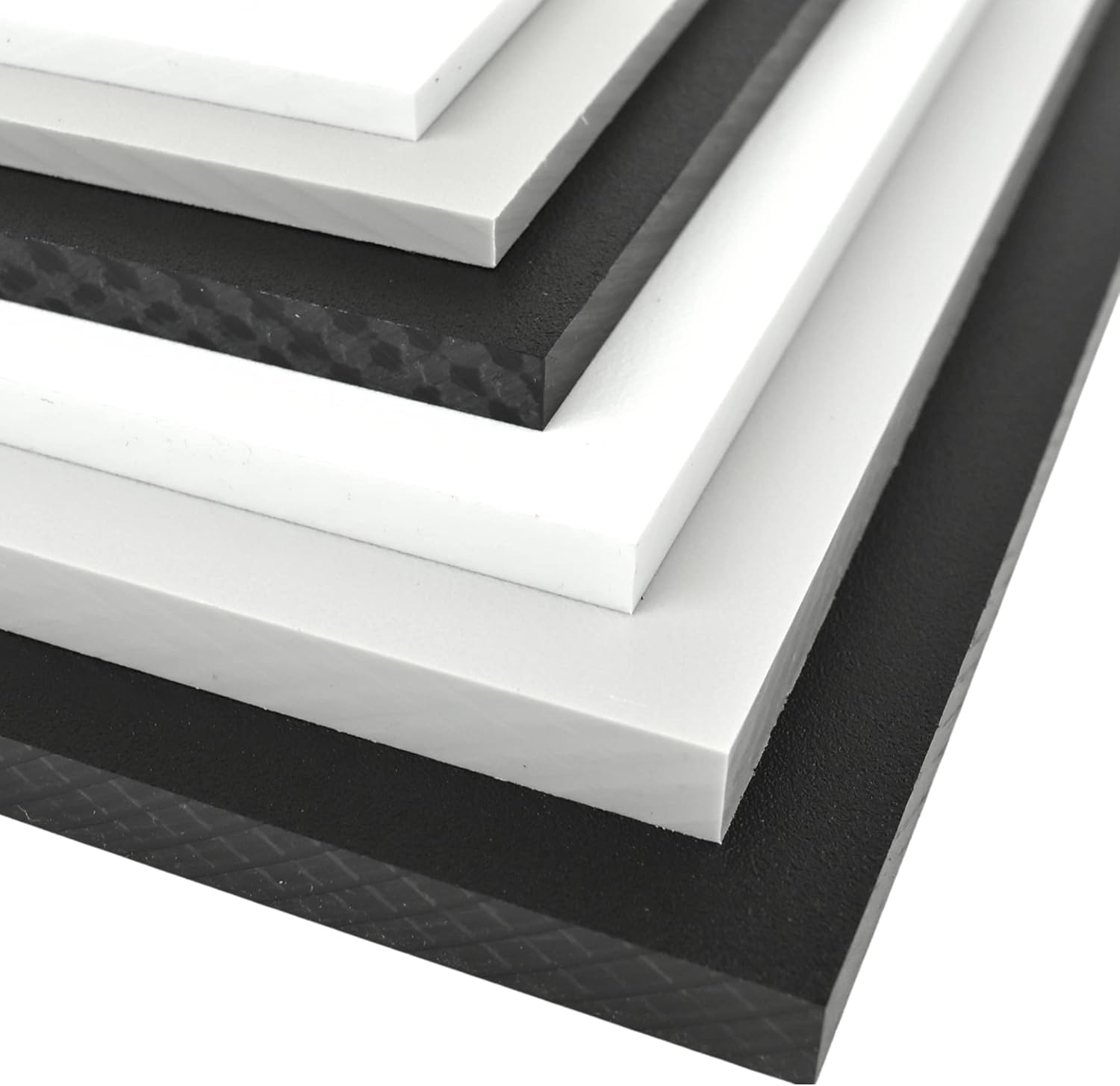BuyPlastic White HDPE Boat Board, Marine Grade Plastic Sheet 1/4" x 24" x 54" , High Density Polyethylene Panel