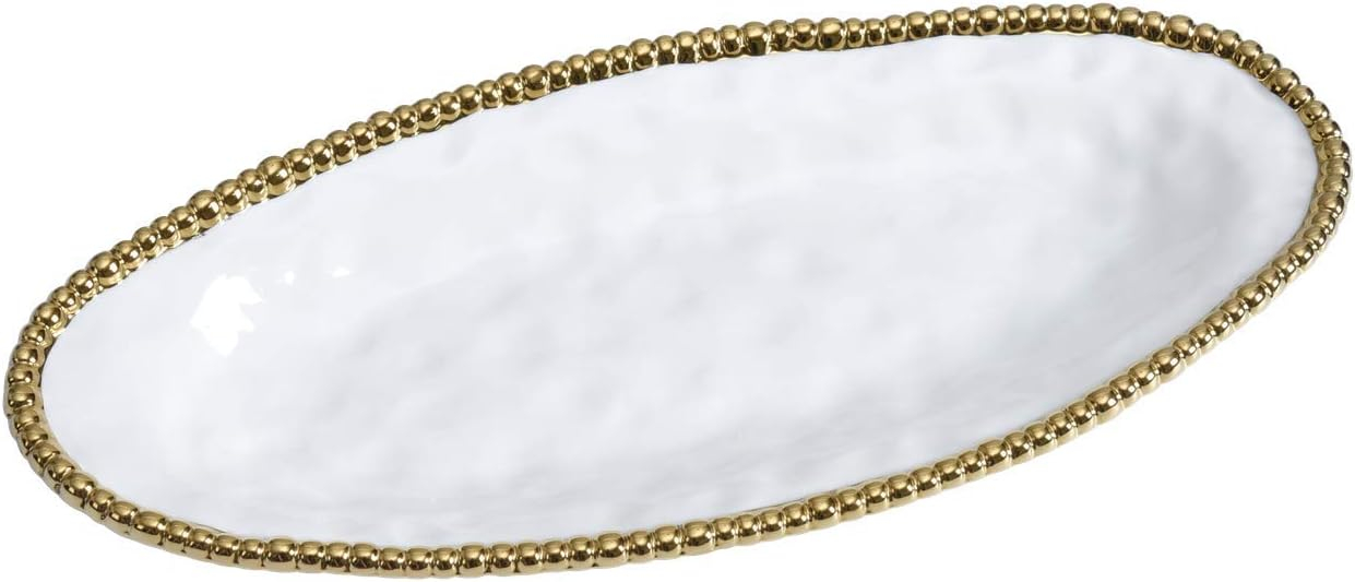 Pampa Bay Golden Salerno Oval Serving Piece