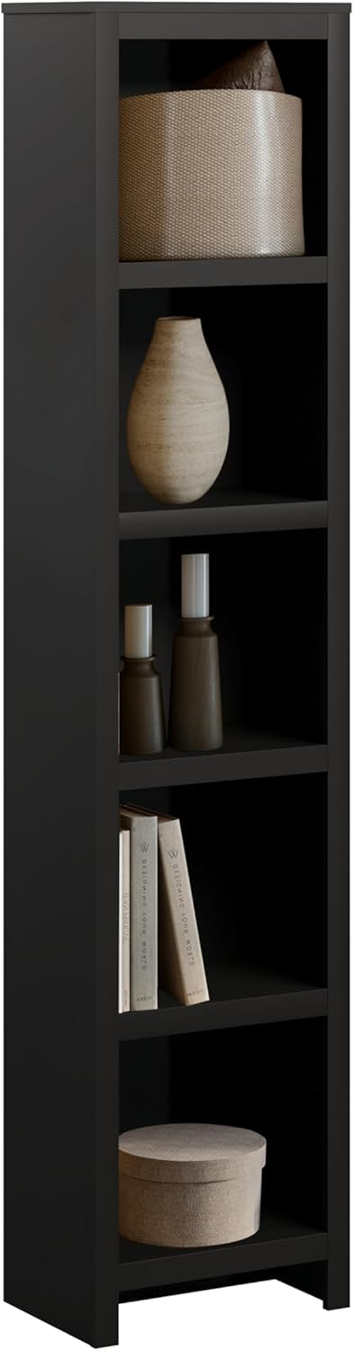 Prepac Tall 6-Shelf Bookcase, Drifted Gray