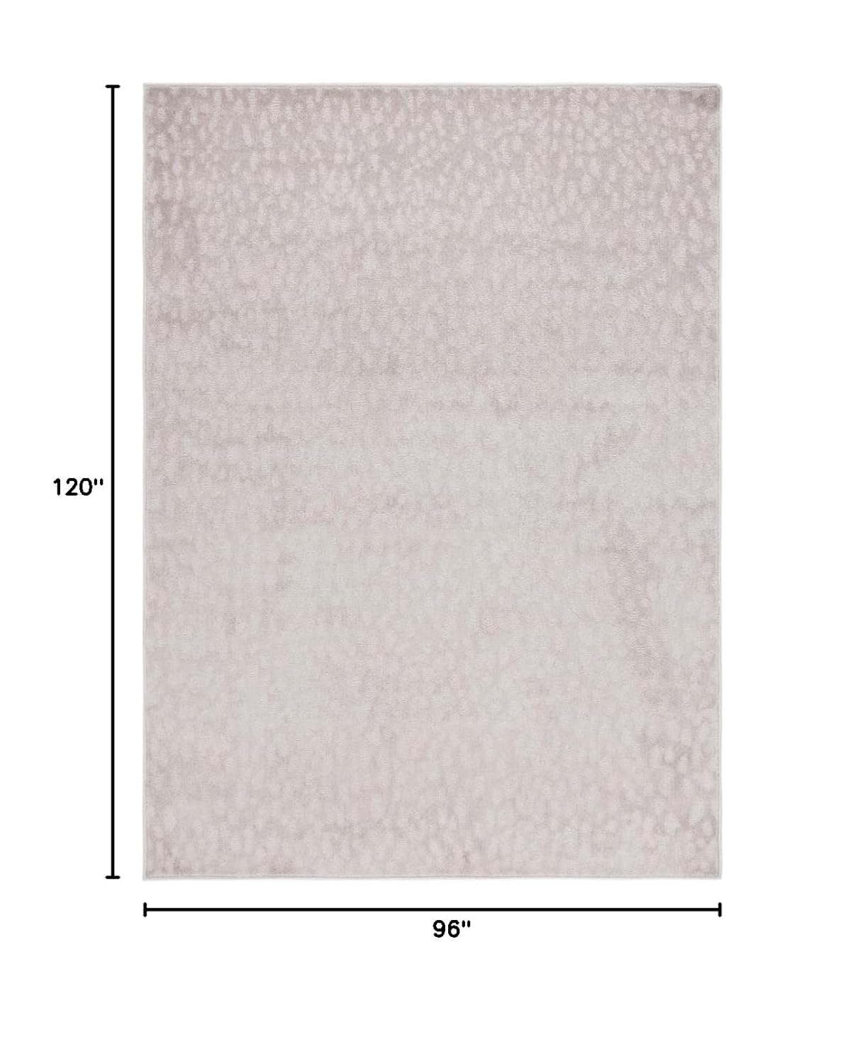 SAFAVIEH Area Rug 8x10 - Pattern and Solid Collection - Large - Beige, Modern Design, Non-Shedding & Easy Cleaning, Ideal for Living Room, Bedroom, Office, Dining Space (PNS408B)