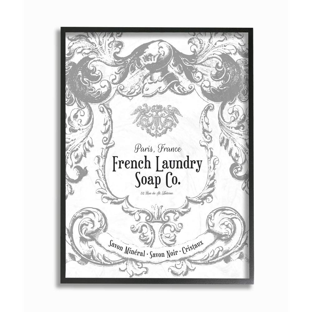 Stupell IndustriesFrench Laundry Soap Co FiligreeFramed Wall Art by Lettered and Lined