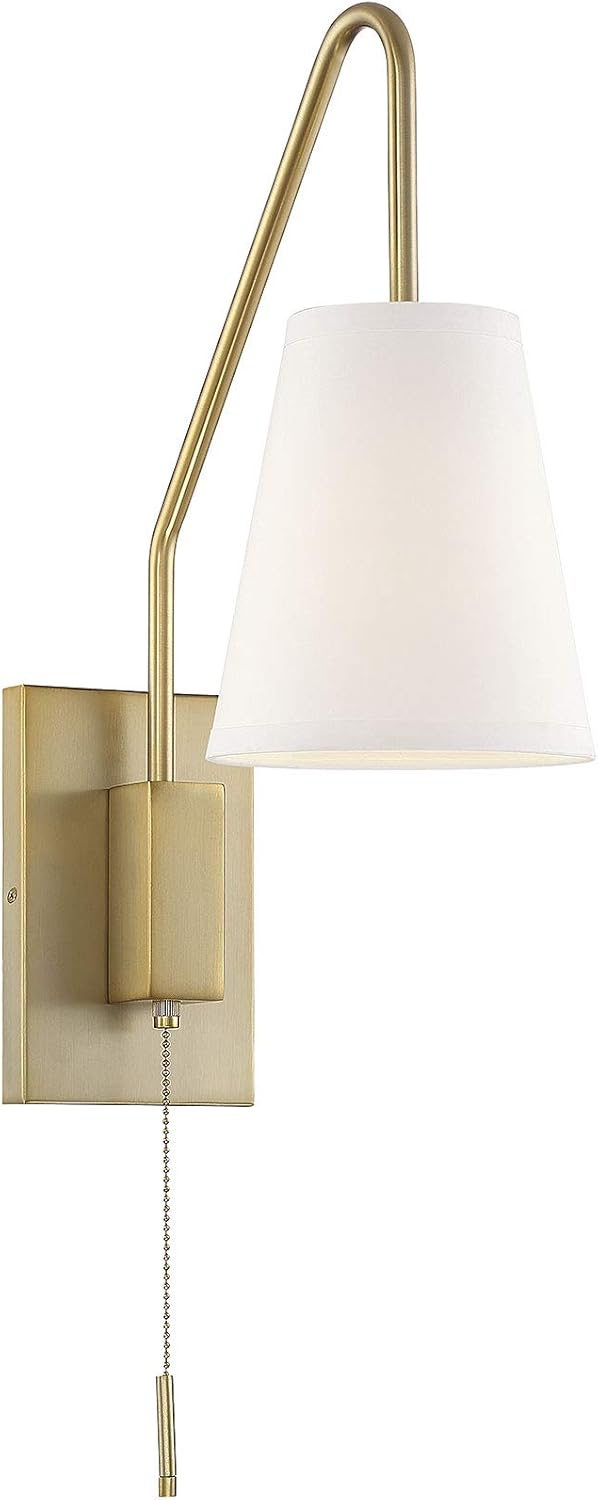 Savoy House Owen 1 - Light Swing Arm Lamp in  Warm Brass