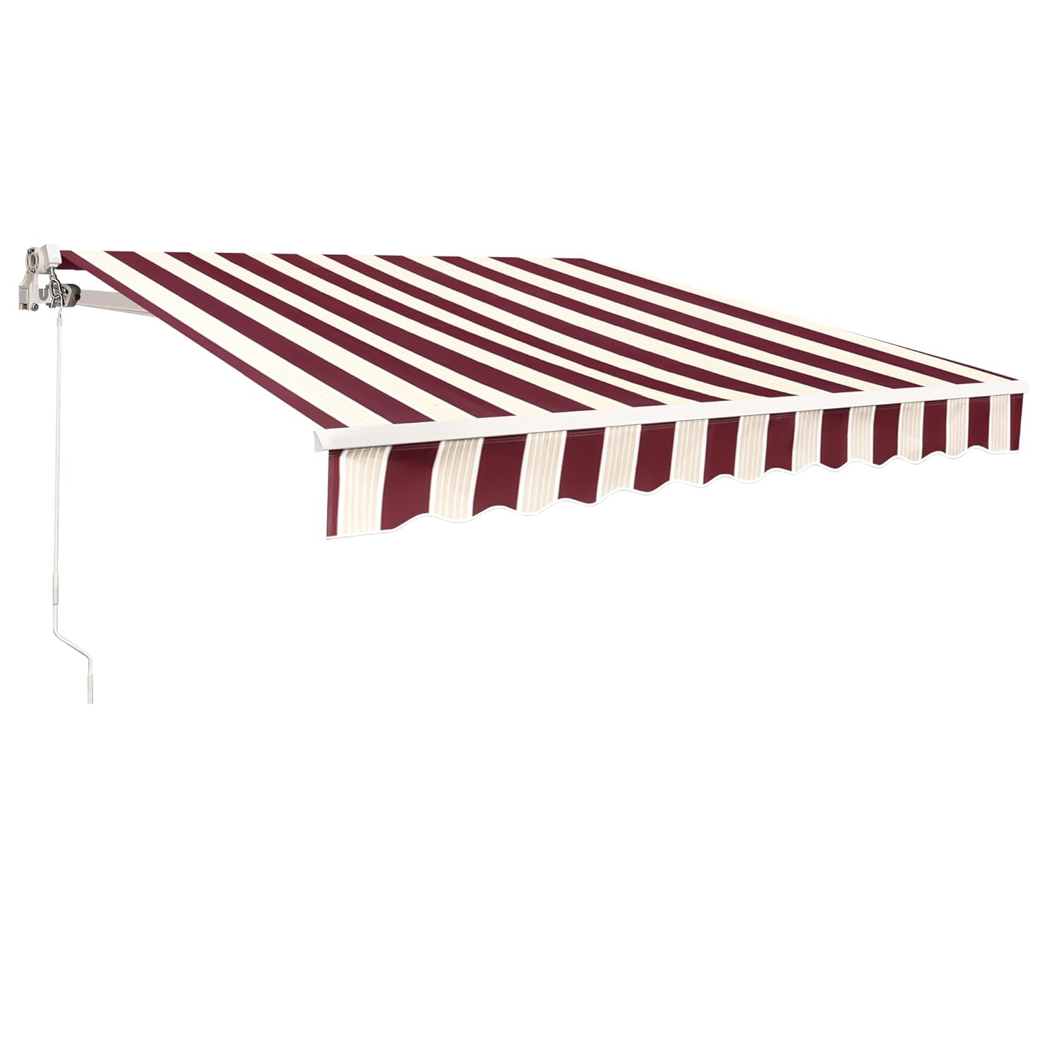 Newacme LLC Freeport Park Alvin 10 ft. W x 8 ft. D Retractable Patio Awning