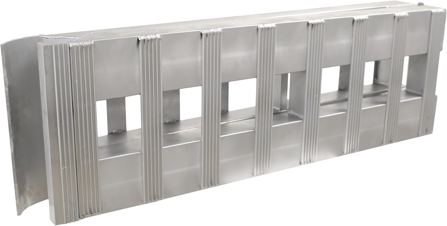 Gen-Y Heavy-Duty 8ft Aluminum Foldable Loading Ramps 15in x 96in 3K Capacity - Single
