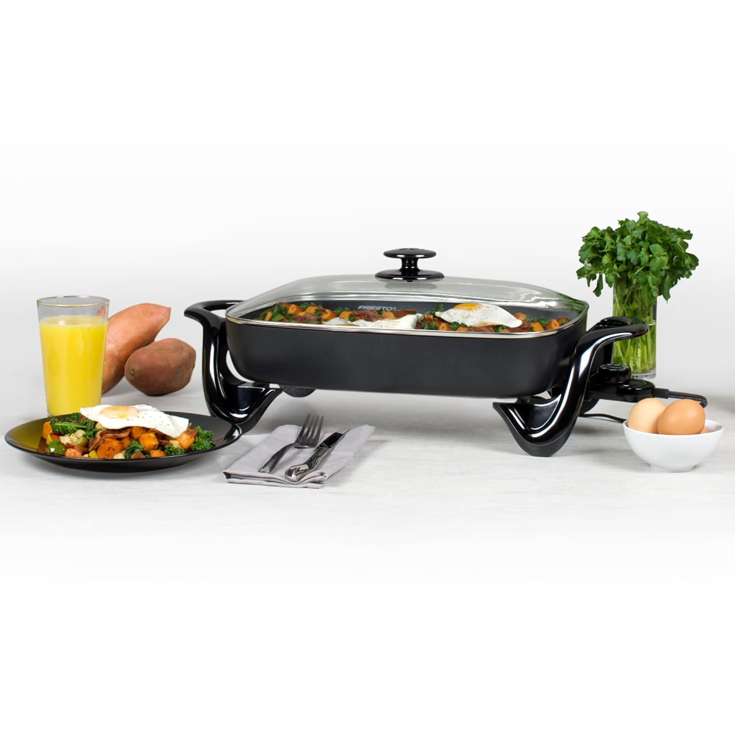 National Presto Industries  16 in. Electric Skillet with Glass Cover