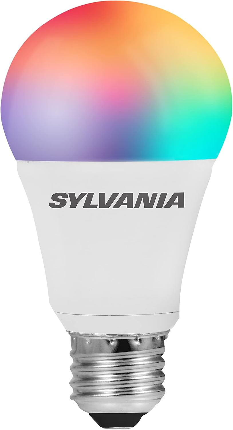 Sylvania SMART+ A19 Smart Light Bulb, 60W Color LED, 1-Pack