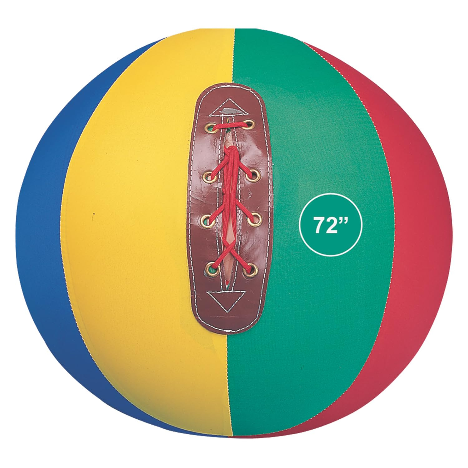 72-Inch Multicolor Rubber Playground Cage Ball