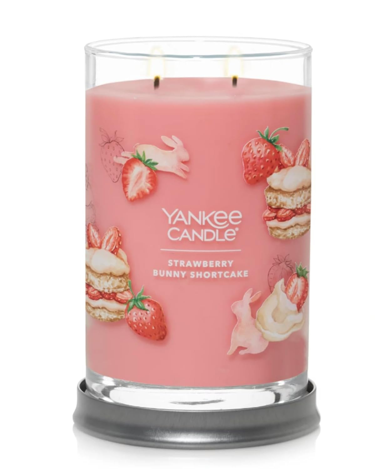 Yankee Candle Strawberry Bunny Shortcake - Large 2 Wick Tumbler Candle