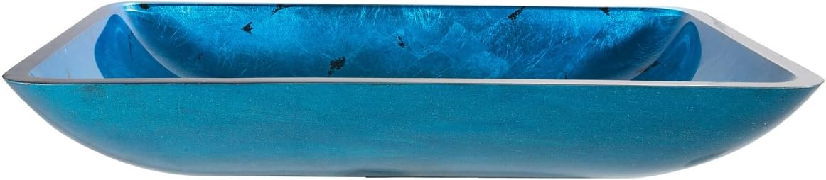 Galaxy Glass Rectangular Vessel Bathroom Sink