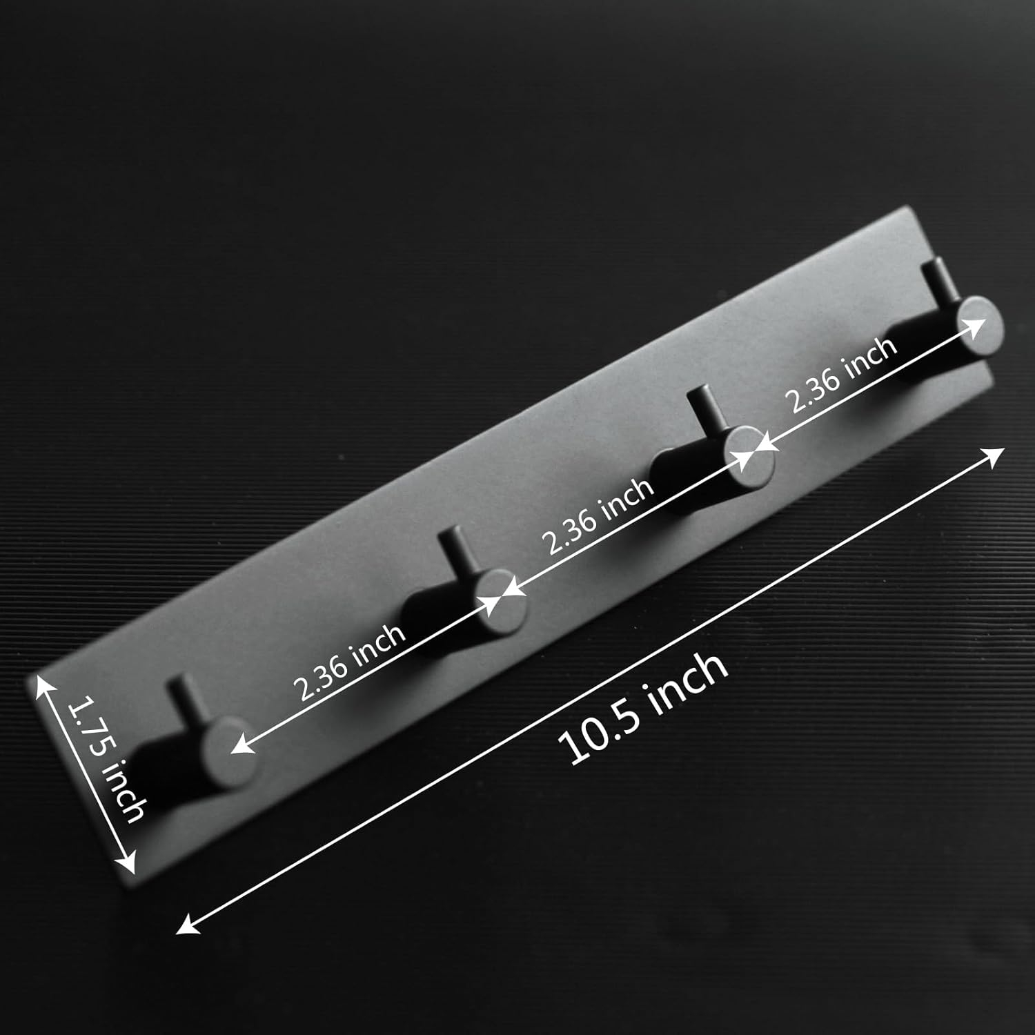 Self Adhesive Towel Hooks for Bathrooms Black Stick on Wall Hooks Bath Adhesive Towel Hanger Peel and Stick Matte Black Shower Hooks for Wall Adhesive Coat Hook for Wall Mount 4 Hooks