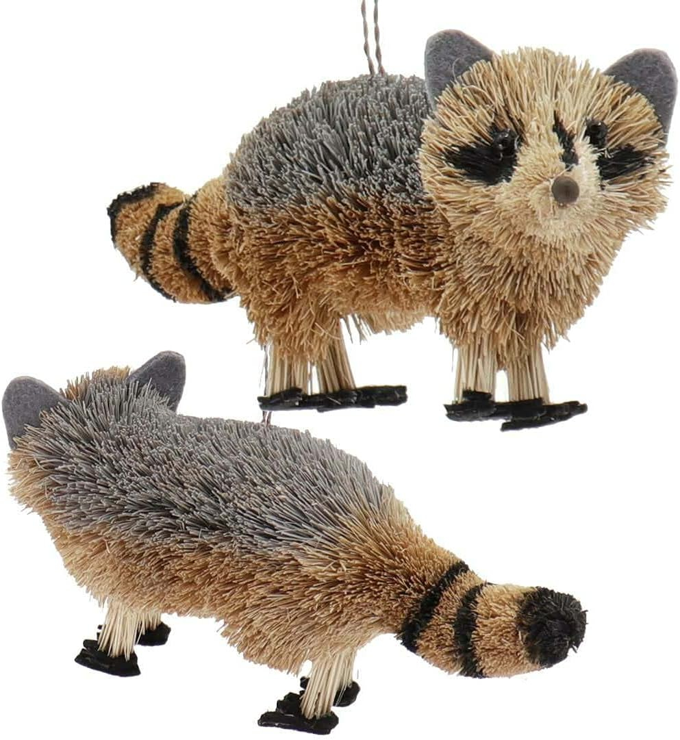 Kurt Adler Buri Woodland Animal Decorative Holiday Ornament Set (5 Pack)