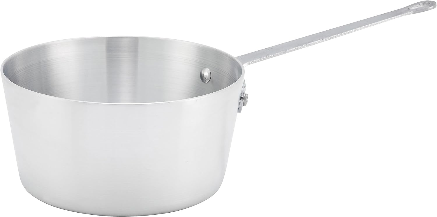 Winware by Winco Tapered Sauce Pan, Aluminum 1 Quart