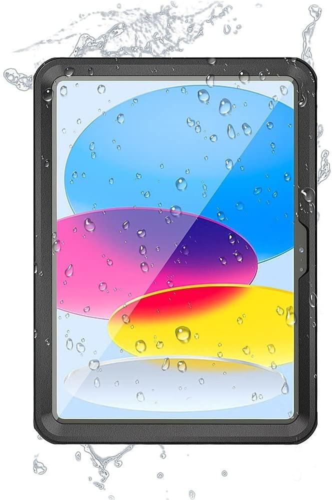 SaharaCase Water-Resistant Case for iPad 11'' (A16) and iPad 10.9" (10th Gen) Black (TB00271)