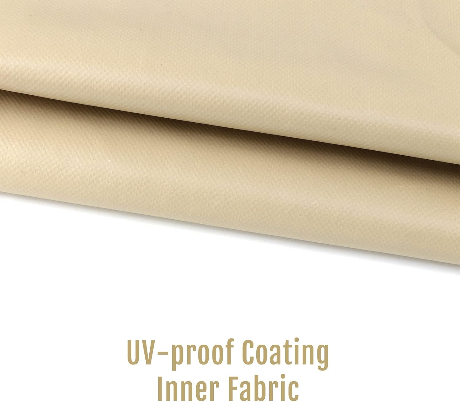 Porch Patio Swing Seat Cover, Bench Swing Replacement Covers, 600D Thicken Oxford Waterproof Fabric Swings Seat Cover for Outdoor Garden Swings Chair 45.3x18.9x18.9inch(Beige-S)