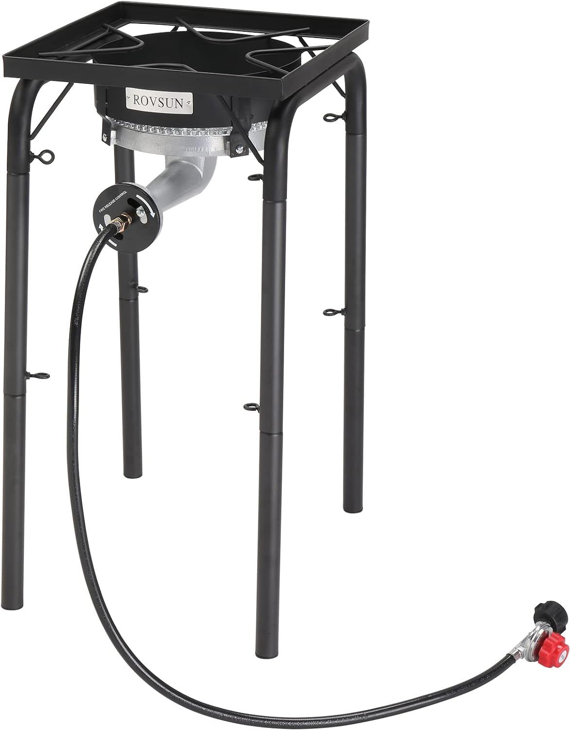 High Pressure Black Cast Iron Single Burner Gas Stove
