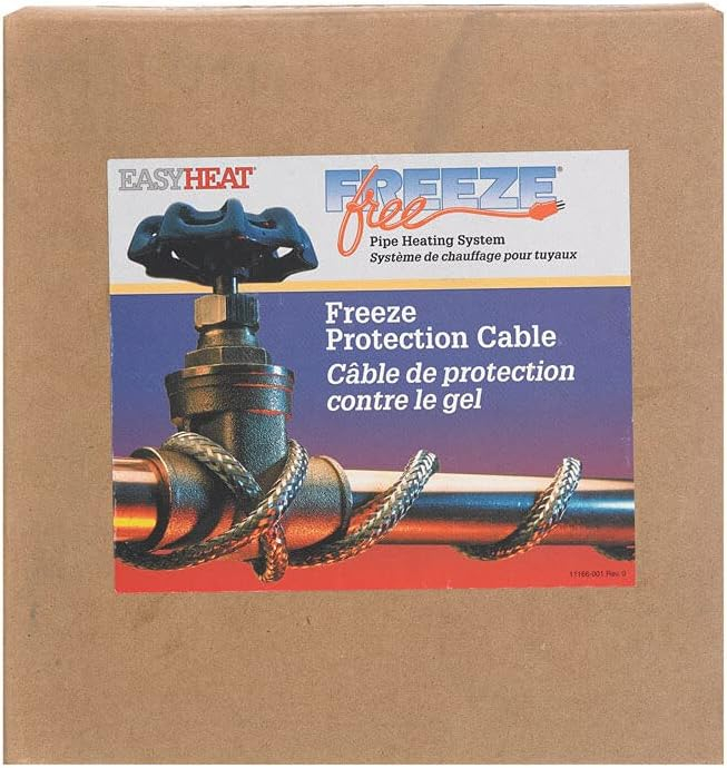 Freeze Free Self-Regulating Pipe Heating Cable, 100 ft