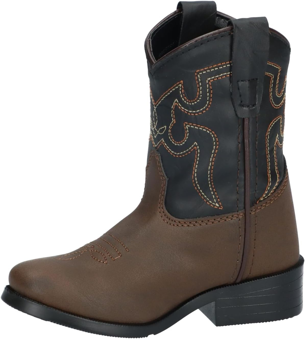 SMOKY MOUNTAIN BOOTS Kids Monterey Western Boots, Color: Brown/Black, Size: 6 (1575T-6R)