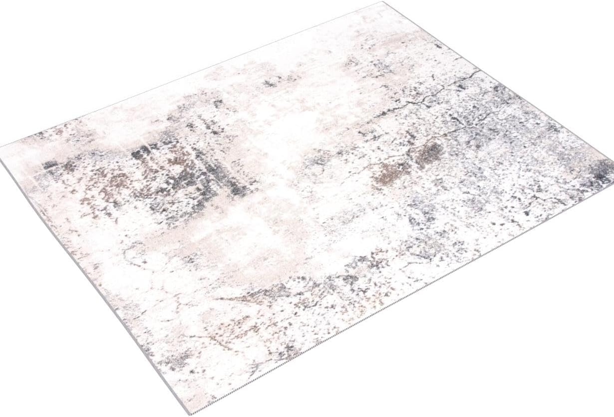 SAFAVIEH Aston Charmaine Abstract Area Rug, Ivory/Grey, 10' x 14'