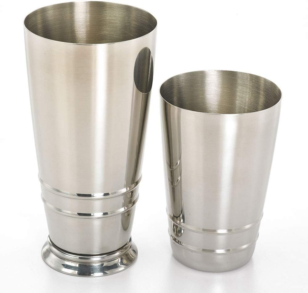 Mirror Finish Silver Stainless Steel Cocktail Shaker Set
