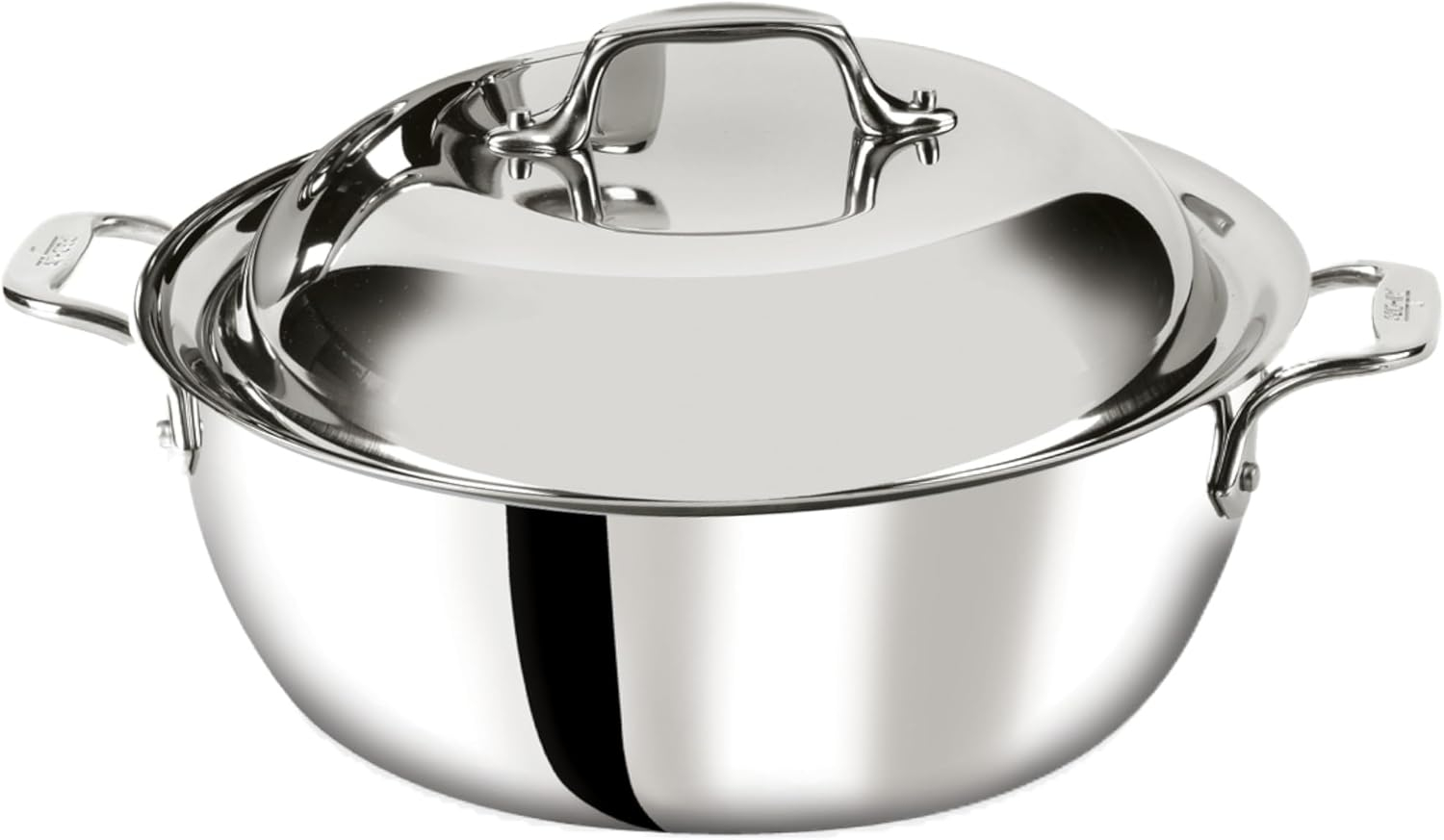 All-Clad D3 Stainless 3-ply Bonded Cookware, Dutch Oven, 5.5 quart
