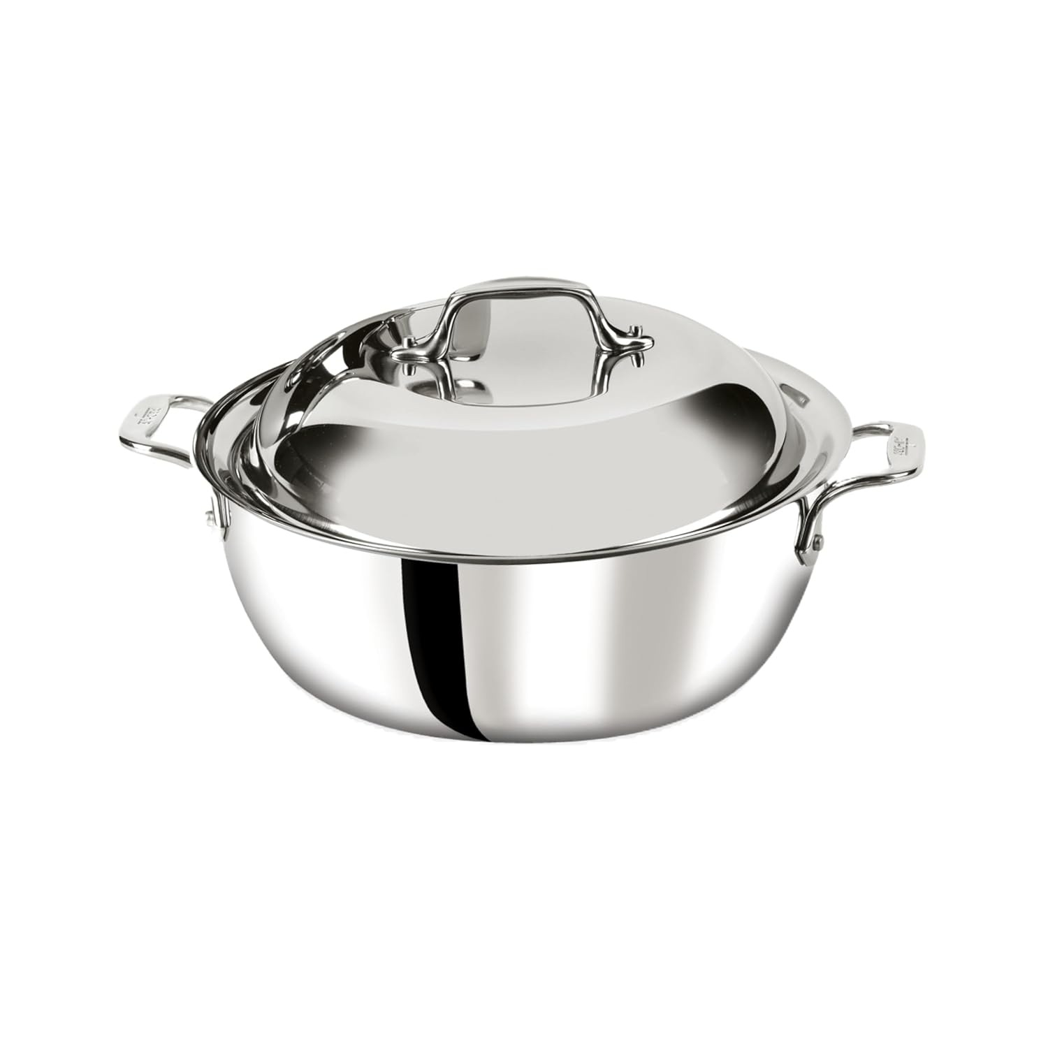 All-Clad D3 Stainless 3-ply Bonded Cookware, Dutch Oven, 5.5 quart