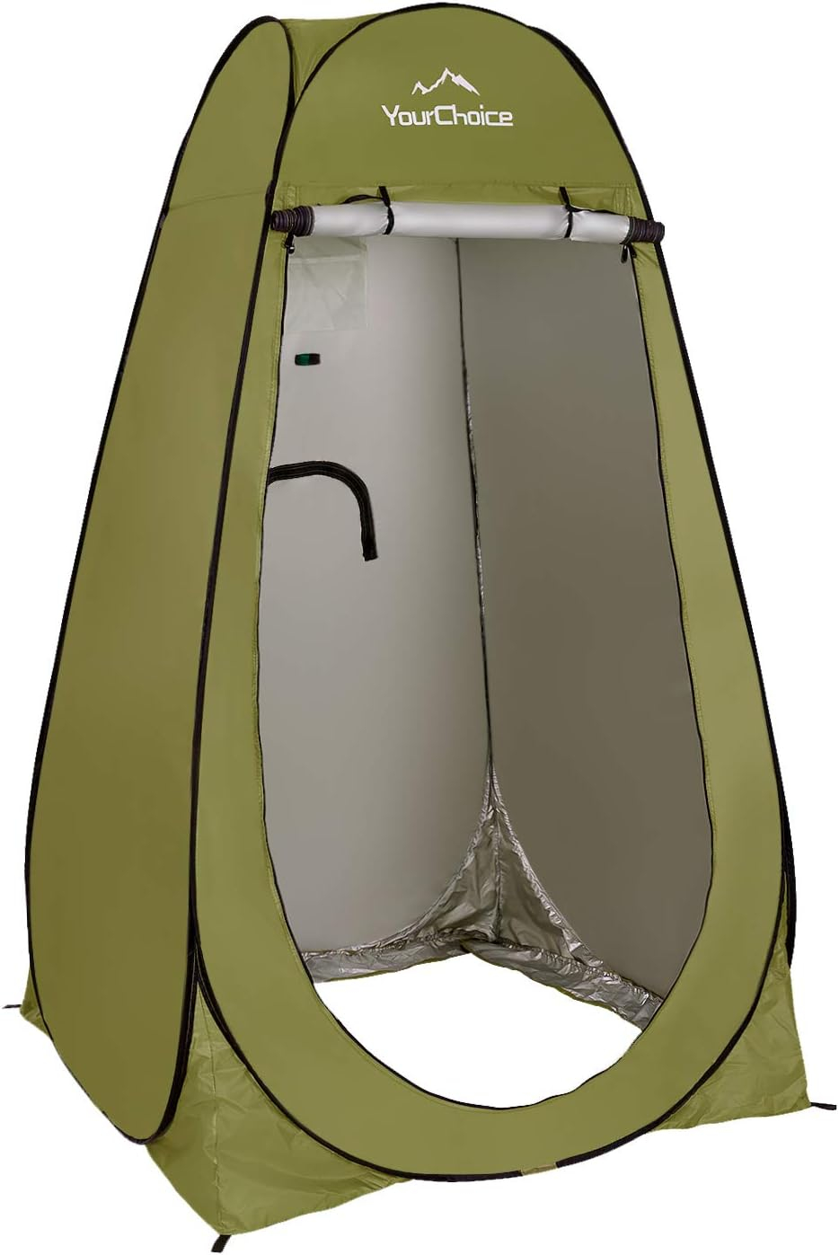 Your Choice Pop Up Privacy Shower Tent - Portable Changing Tent for Camping, Beach & Hiking - 6.2FT Lightweight with Carry Bag, Quick Setup & Full Coverage