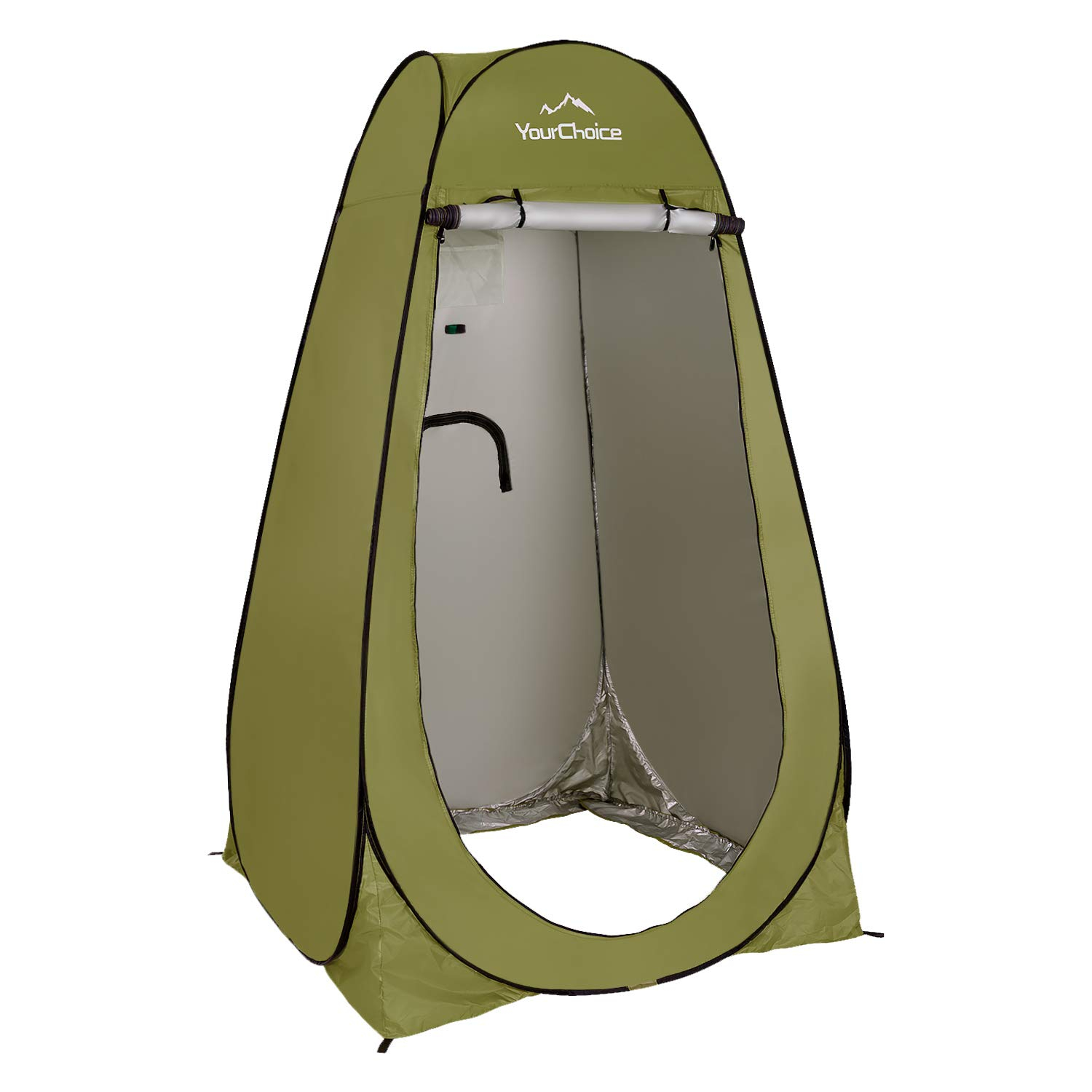 Your Choice Pop Up Privacy Shower Tent - Portable Changing Tent for Camping, Beach & Hiking - 6.2FT Lightweight with Carry Bag, Quick Setup & Full Coverage