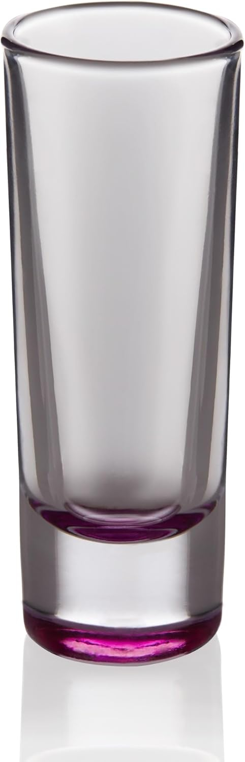 Libbey Troyano Multi-Color Shooter Glasses, Set of 6